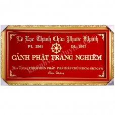 Khánh vàng Lễ Khánh Thành Chùa