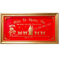 Tranh Mừng Thọ Cụ Bà