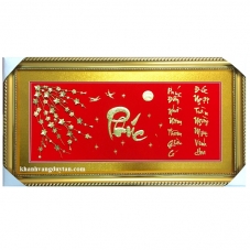 Tranh vàng chữ Phúc