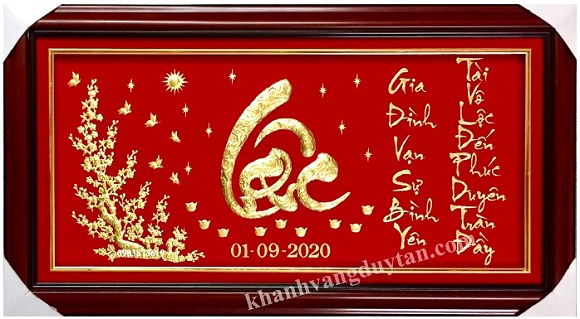 Quà tặng tân gia tranh chữ lộc qua-tang-tan-gia-tranh-chu-loc