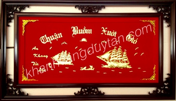Tranh Thuận buồm xuôi gió tranh-thuan-buom-xuoi-gio